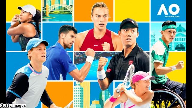 🈠🈢全豪オープンテニス　第５日デイＳ　男女シングルス２回戦🈕🈑