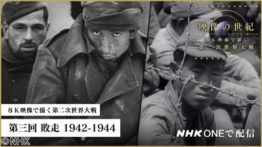 映像の世紀　8K映像で描く第二次世界大戦（3）敗走　1942－44　2K版🈖🈑