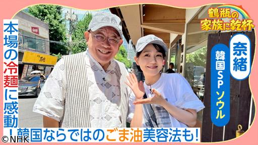 鶴瓶の家族に乾杯　海外SP　奈緒とソウルへ！魅惑の冷麺＆美しさの秘訣🈖🈑