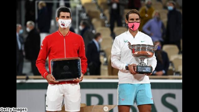 テニス名勝負選　全仏２０２０　男子シングルス決勝　ジョコビッチｖｓナダル🈕