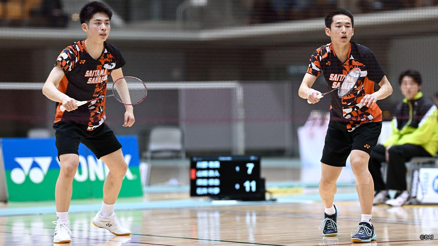 全国高等学校選抜バドミントン大会 2026 男子シングルス・ダブルス 決勝