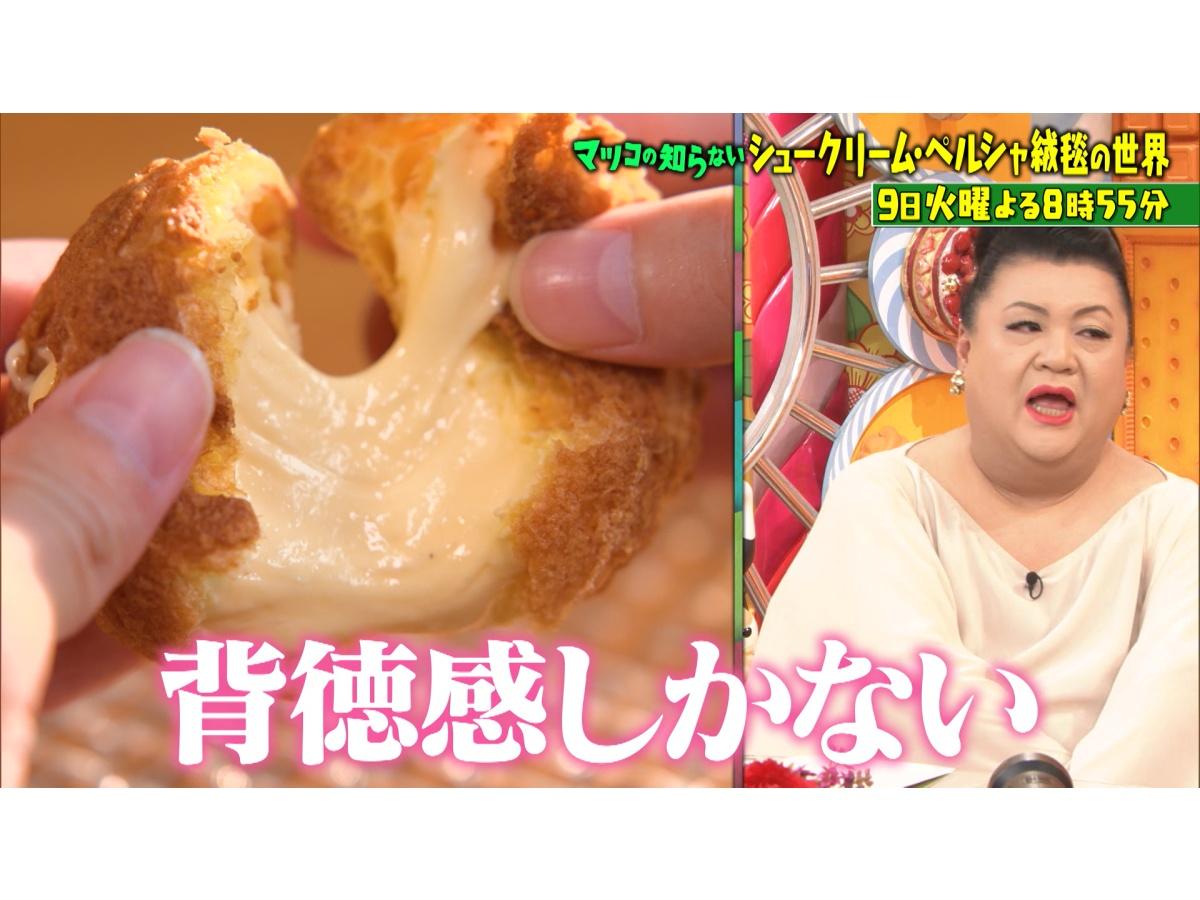 マツコの知らない世界 専門店増!最先端シュークリーム集結!背徳感MAX▼ペルシャ絨毯