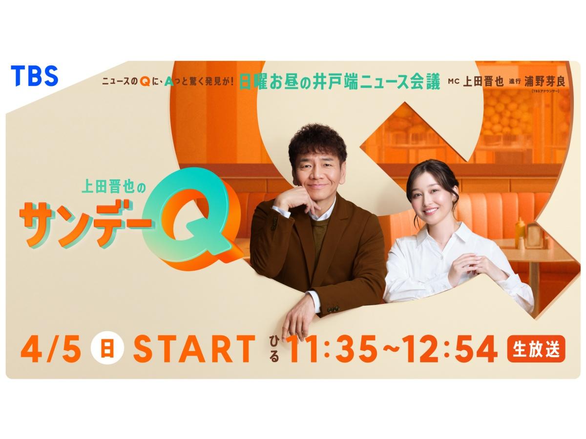 🈟上田晋也のサンデーＱ▽新情報番組がスタート！🈑