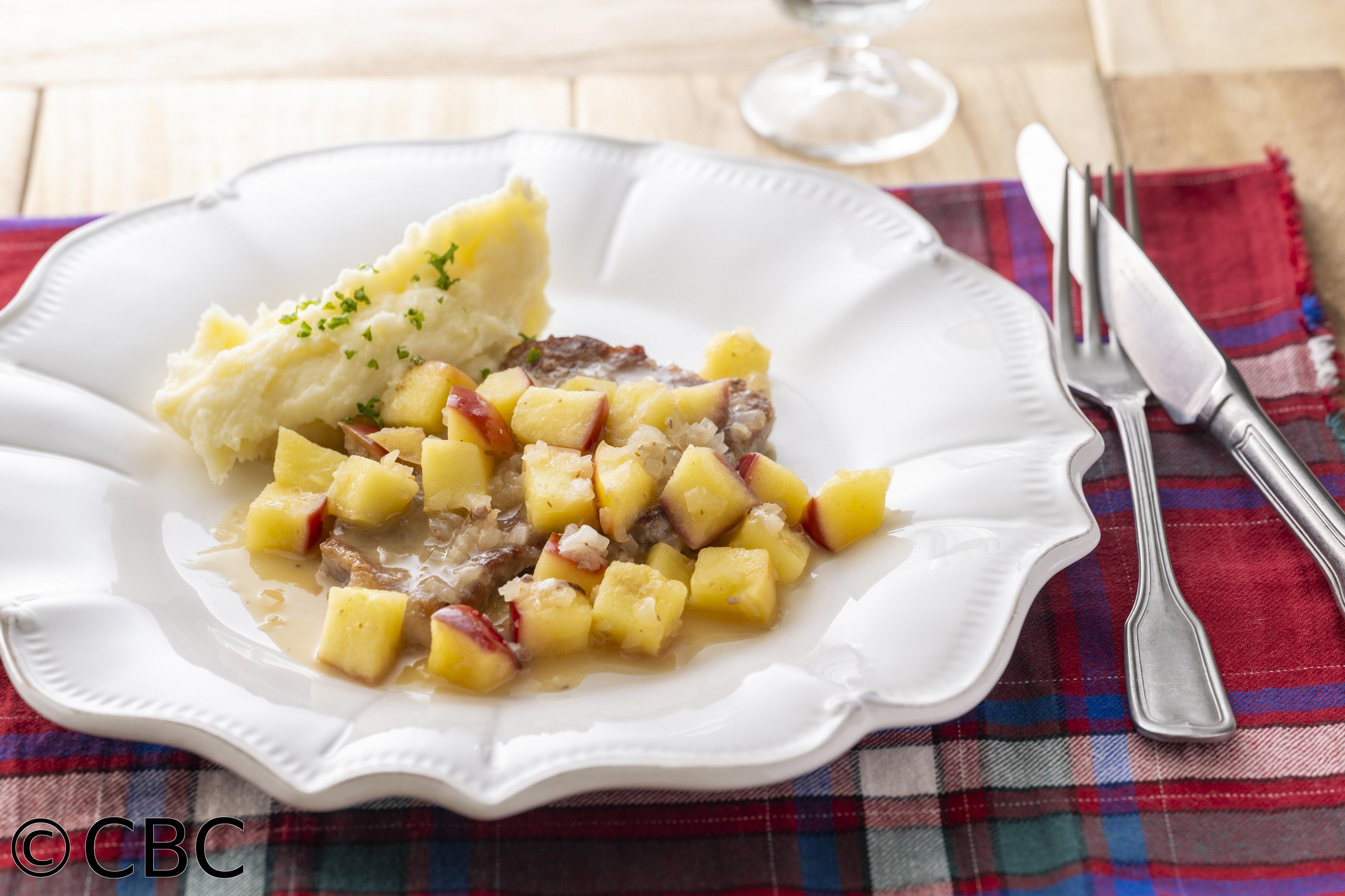 ３分クッキング🈑【ポークソテー アップルソース】