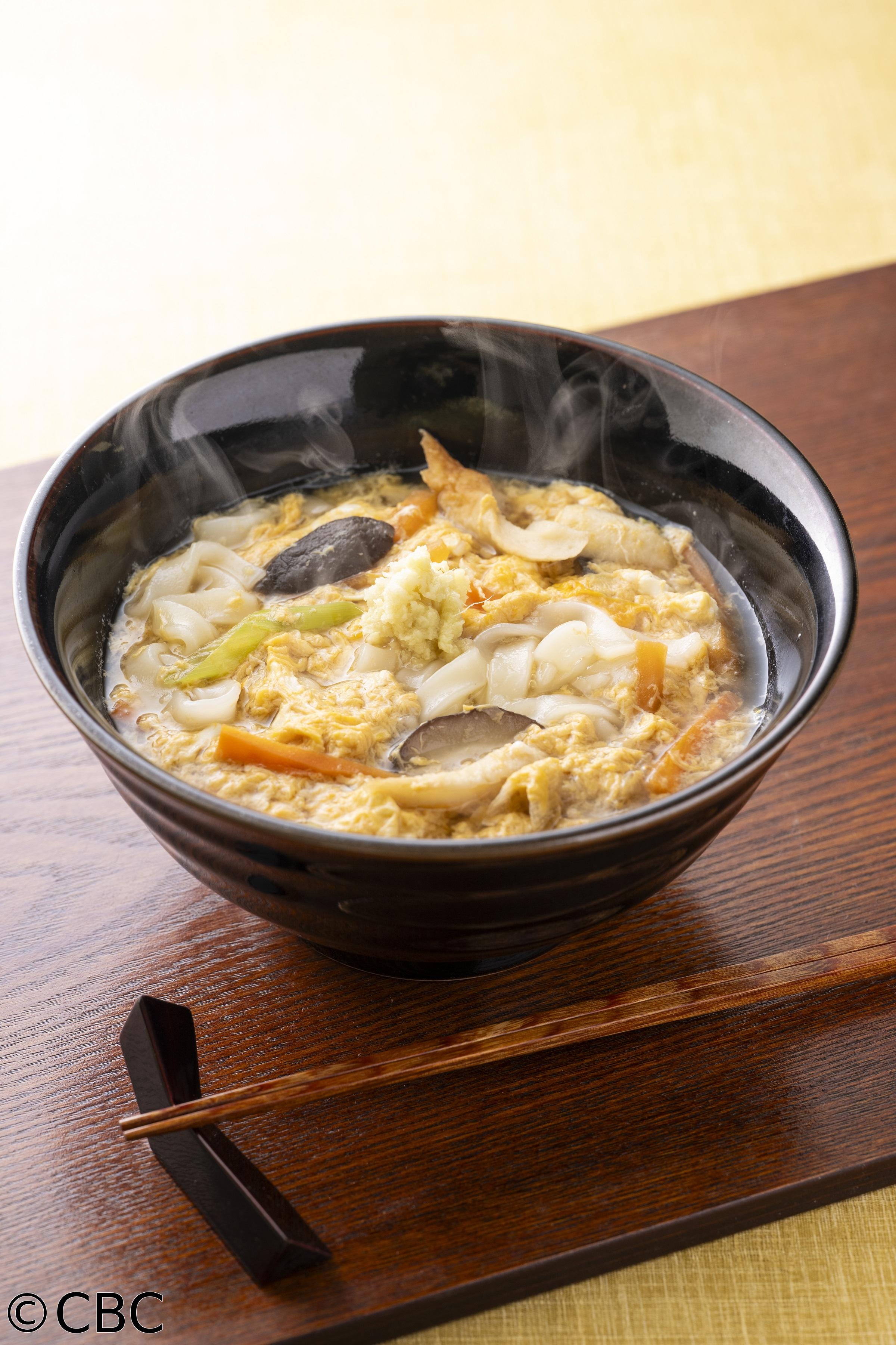 ３分クッキング🈑【五目卵とじきしめん】