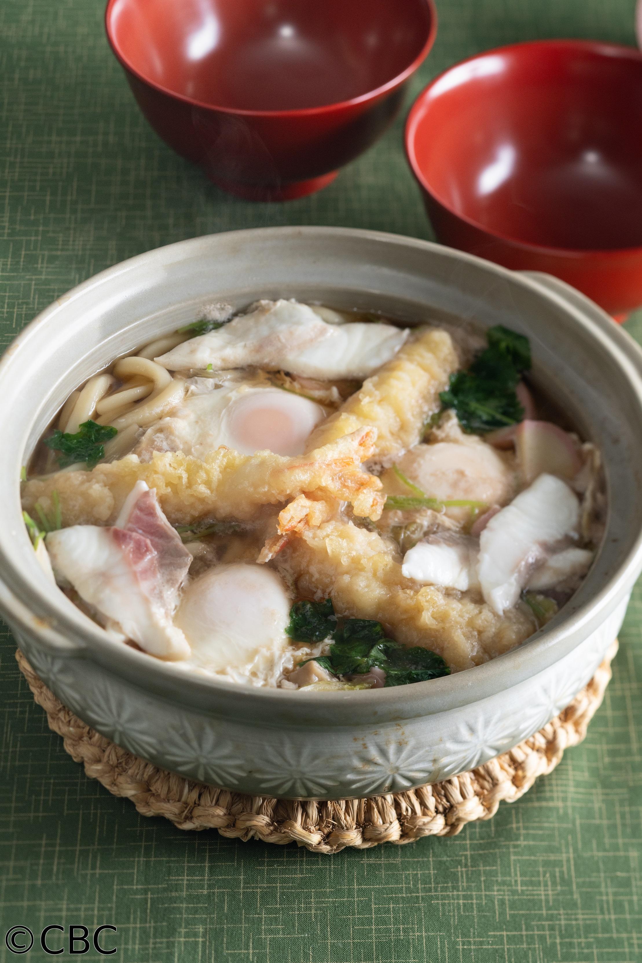 ３分クッキング🈑【一緒に鍋焼きうどん】