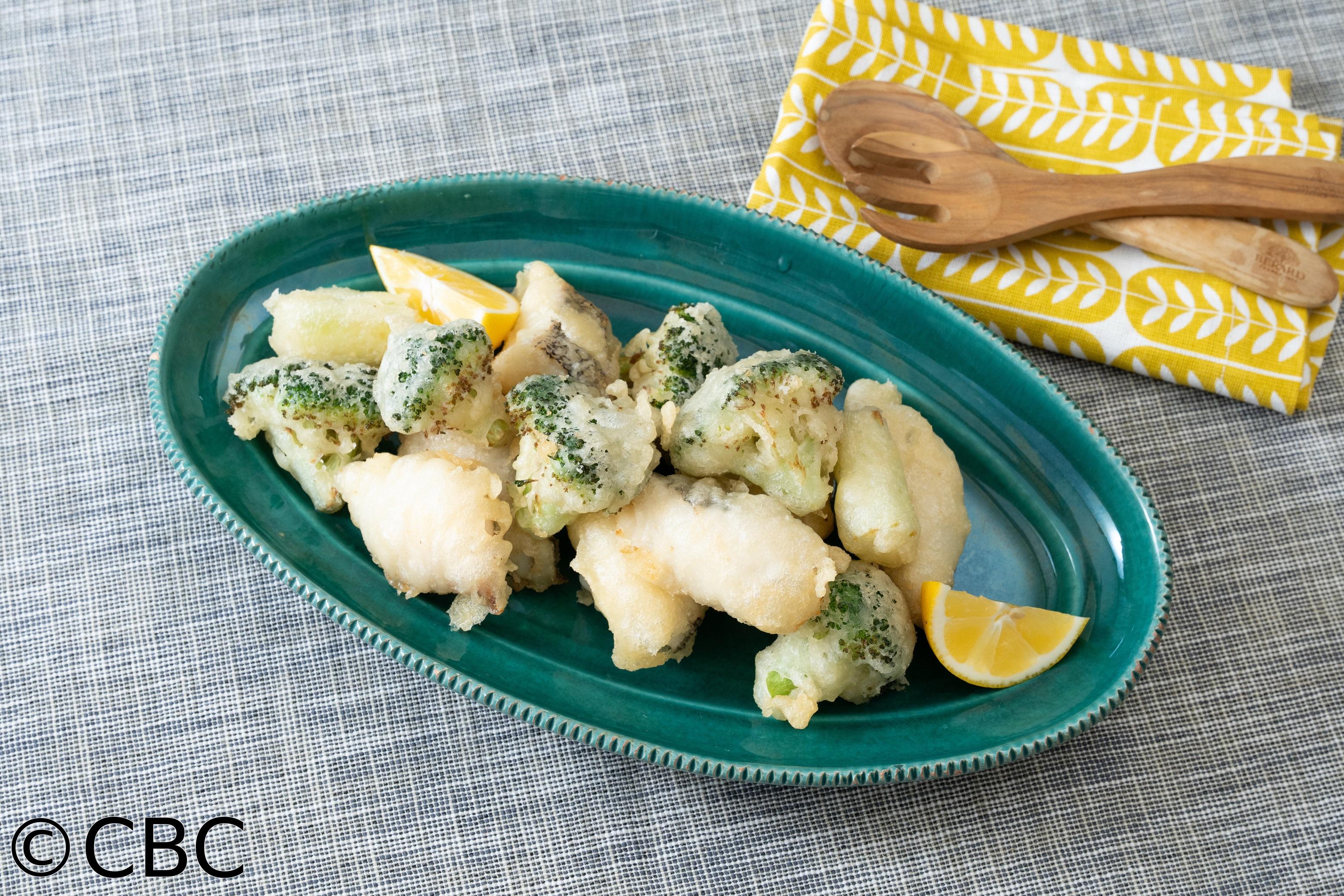 ３分クッキング🈑【たらとブロッコリーのフリット】