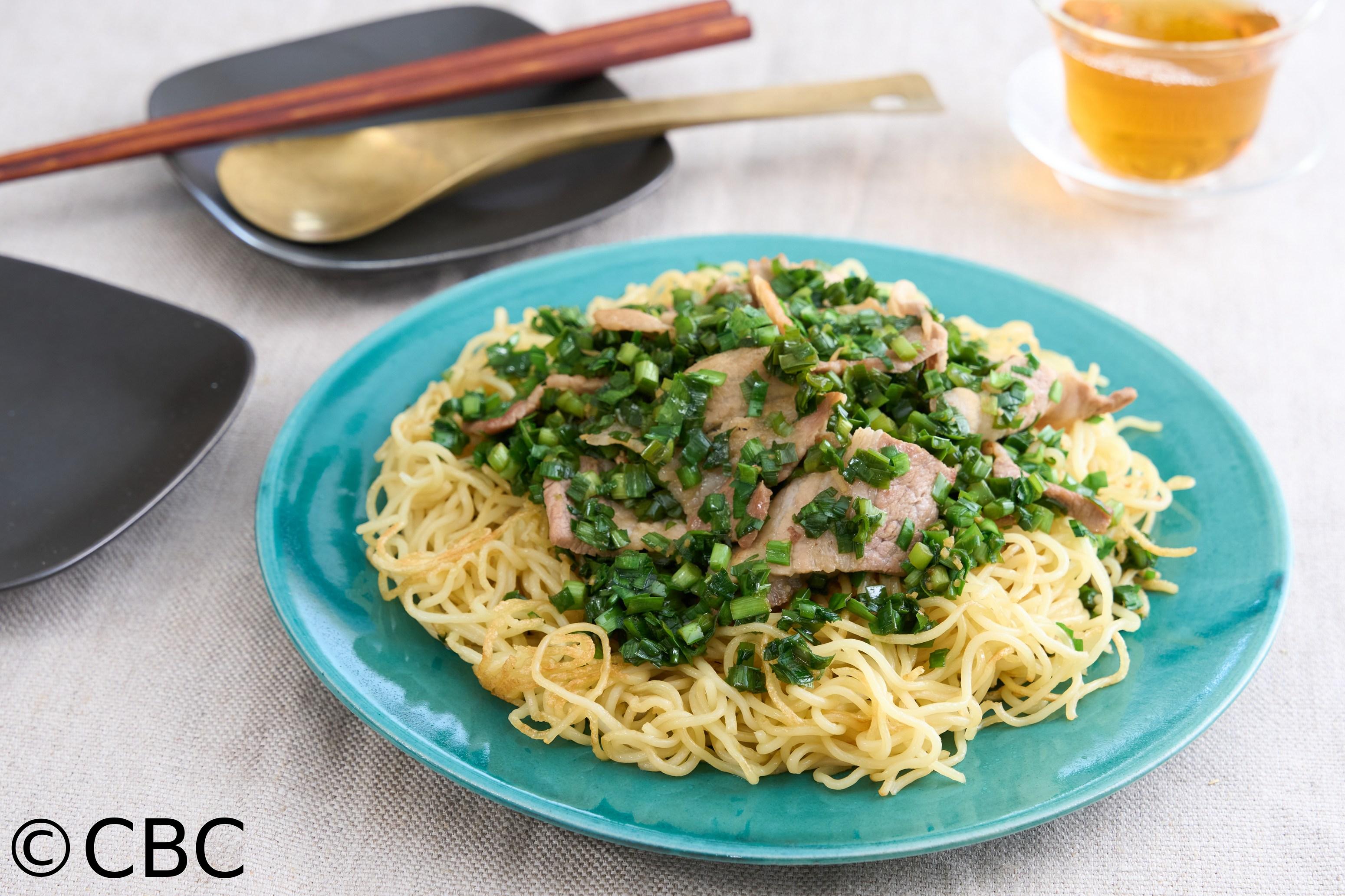 ３分クッキング🈑【にらだれ焼きそば】