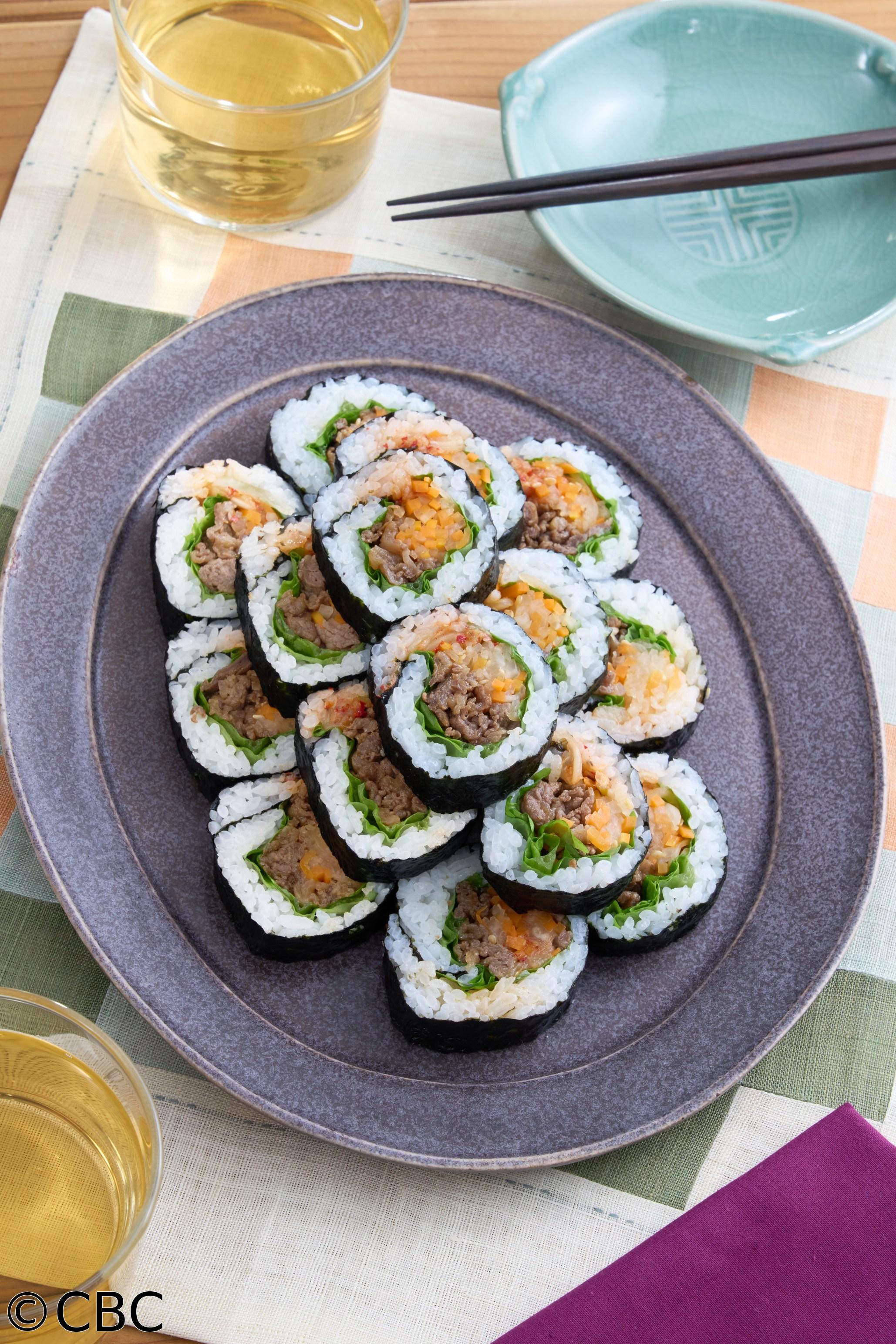 ３分クッキング🈑【韓国風巻きずし】