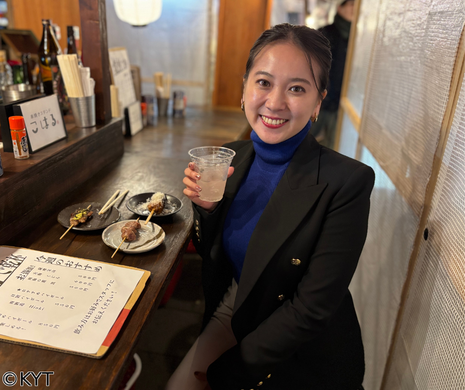 かごしまソロ活【第238夜】屋台の串焼きに惹かれキリッとハイボールに酔う夜