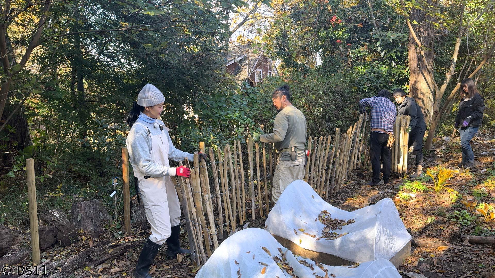 黒谷友香、お庭つくります　アンコール　いよいよ完成！外周柵づくり